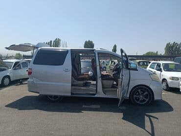 купить альфард в бишкеке: Серебристый минивэн Toyota Alphard с тонированными задними стеклами и — 10