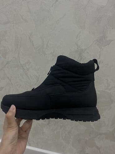 сапоги зимние женские натуральная кожа натуральный мех распродажа: Зимние женские полусапоги/дутики, размер 39 Цвет: чёрный, матовый — 3