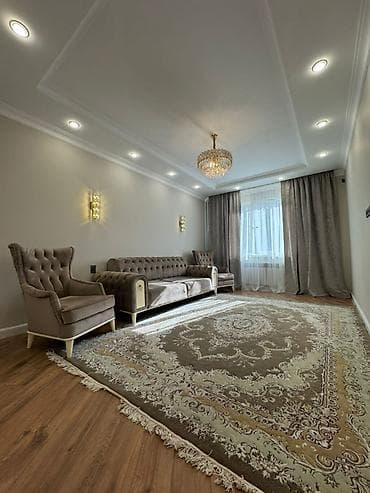 Квартиры: 2 комнаты, 60 м², 12 мкр 106 серия улучшенная, 7 этаж, Дизайнерский ремонт — 5