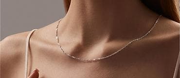 ремонт серебро: Цепь для бензопилы, Сингапур, Проба 585, Женские — 2