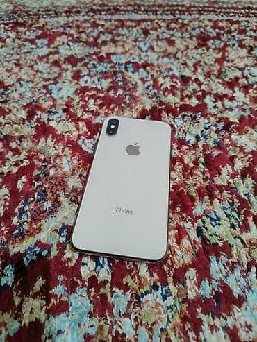 цены айфонов в бишкеке: IPhone Xs, Б/у, 64 ГБ, Золотой, Защитное стекло, Чехол, 76 % — 1