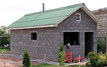 Кыш, курулуш блоктору: Кладка пескоблок 
35- 40 сом — 5