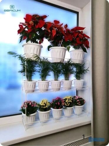 полка для овощей и фруктов: Разборная металлическая подставка для цветов или рассады на — 12