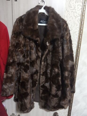 продаю связи с переездом: Шуба, Норка, По колено, Финляндия, 3XL — 1