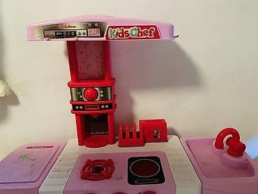 продажа фигурок осд: Детская игровая кухня Kids Chef / Chef Kitchen - Яркая розово-красная — 4