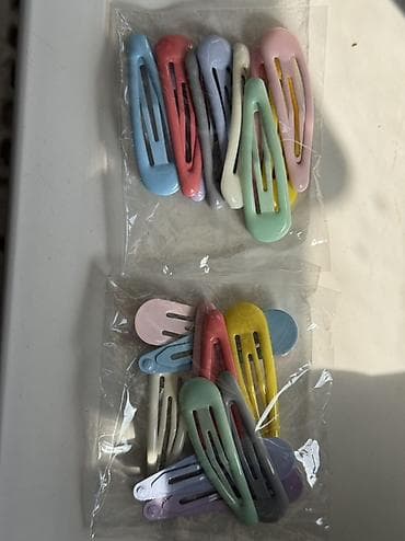 волосы на заколке: Аксессуар для волос, Заколка, Детские, Материал: Металл — 2