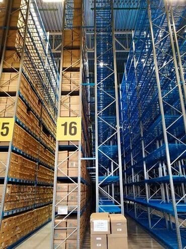 магазинное оборудование: Фронтальные стеллажи паллетные фронтальные стеллажи для склада — 25