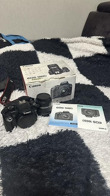 Техника жана электроника: Зеркальная камера Canon EOS 1000D с комплектом Состав набора: - Тушка — 1