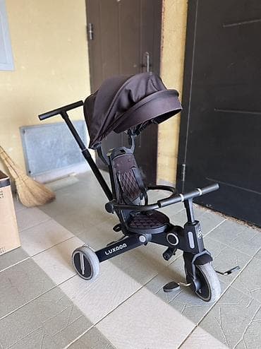 Детский транспорт: Велоколяска Luxmom — в идеальном состоянии. Удобное сочетание коляски — 3