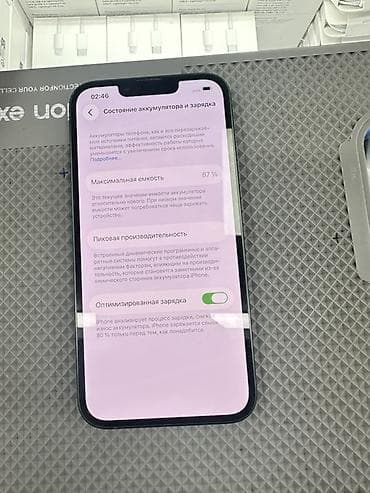 IPhone 13, 128 ГБ, Зеленый, Коробка, 87 %