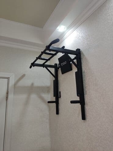 брусья и турник для дома: Турник, 3 в 1, Настенный, Новый, Платная доставка, Самовывоз — 1