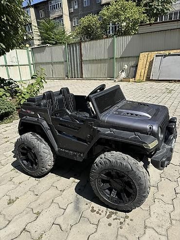 трактор детский с прицепом: Детский электрический джип-внедорожник 4x4 (двухместный) - Кузов в — 3