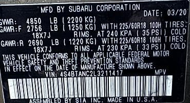 митсубиси аутлендр: Subaru Outback: 2020 г., Универсал — 6