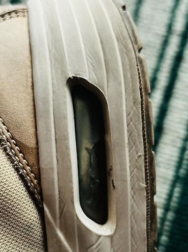 Мырзалардын бут кийими: Эркектердин кроссовкасы, 43, Nike, Колдонулган, түсү - Саргыч боз, Өзү алып кетүү — 5