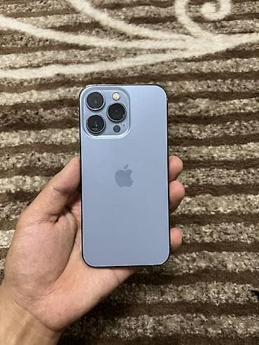 Техника и электроника: IPhone 13 Pro, Б/у, 256 ГБ, Sierra Blue, Чехол, Кабель, 80 % — 1
