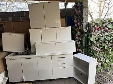 Кухонный гарнитур, цвет - Белый