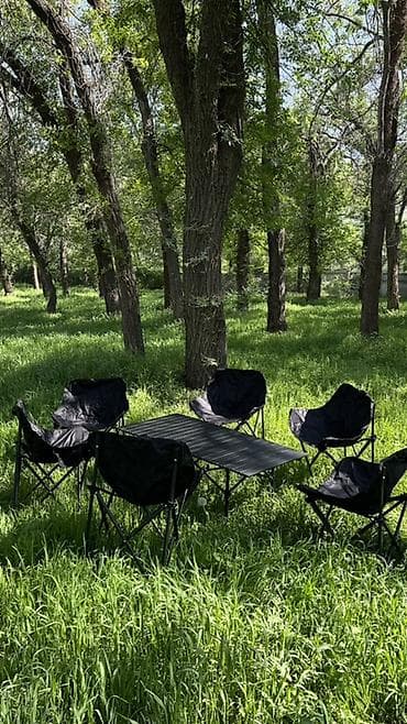 Набор складной мебели для пикника/кемпинга — стол + 6 кресел