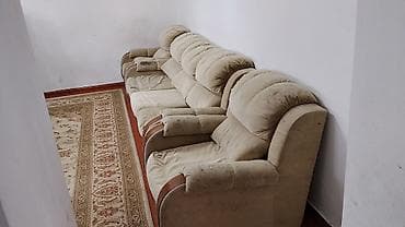 small table: Комплект мягкой мебели, цвет - Бежевый — 2