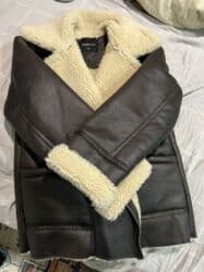 дордой женские куртки: Дубленка, Авиатор, Турция, Короткая модель, M — 3