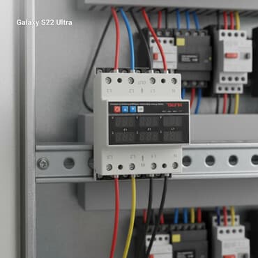 3 фазный двигатель: Трёхфазное реле контроля и защиты напряжения/тока NURER (Three-Phase — 1