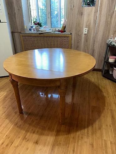 table study: Кухонный стол, Б/у, Круглый, Нераскладной — 2