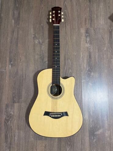 Гитары: Акустическая гитара с вырезом (cutaway) Aicheng. Характеристики: - — 2