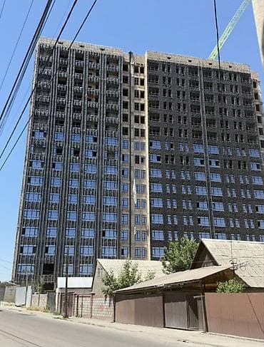 Квартиры: 1 комната, 55 м², Джал мкр (в т.ч. Верхний, Нижний, Средний) Элитка, 15 этаж, ПСО (под самоотделку) — 1