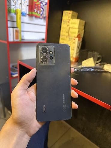 Redmi, Redmi Note 12, Б/у, 128 ГБ, цвет - Черный, 2 SIM