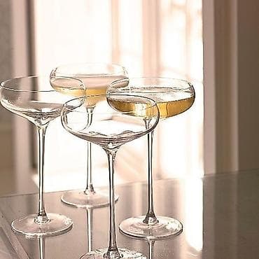 свадебные бокалы: Бокалы на ножке для коктейлей/шампанского - Тип: коктейльные бокалы — 5
