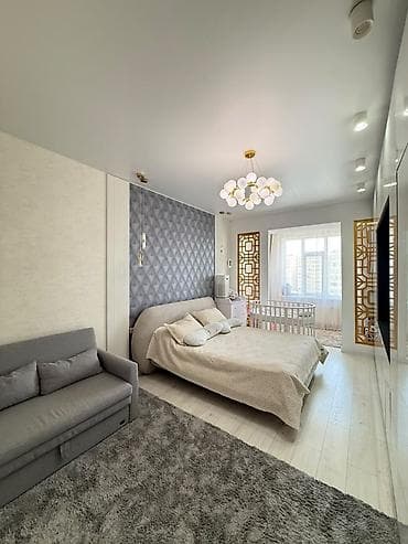 103 серия квартир это: 2 комнаты, 80 м², Кок-Жар ж/м Элитка, 7 этаж, Евроремонт — 1