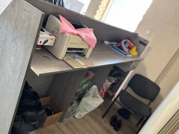 документ сканеры для проекторов yesvision: Стойка ресепшн/администраторская стойка в современном стиле лофт — 2