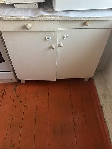 Кухонный гарнитур, цвет - Белый, Металл