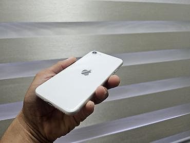 apple iphone se: IPhone SE, Б/у, 64 ГБ, Белый, Защитное стекло, 76 % — 7