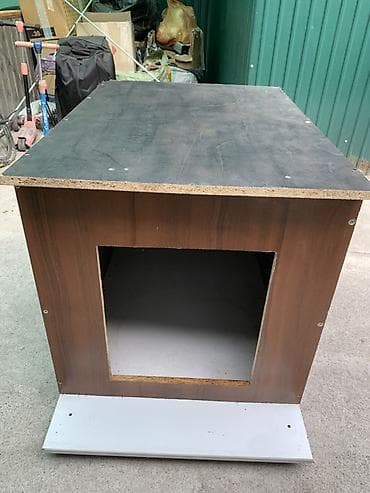 эркек ит ош: Домик/будка для питомца из ЛДСП - Материал: ЛДСП, верхняя крышка из — 1