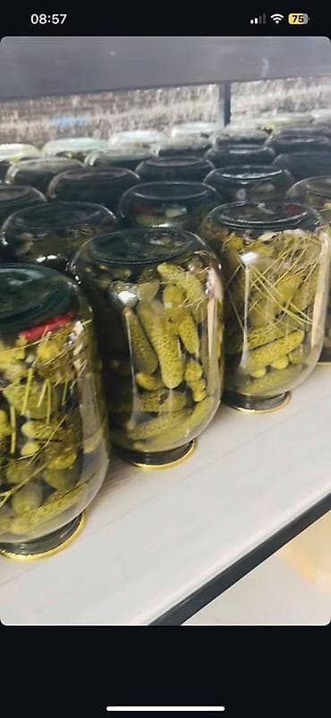 Дом и сад: Домашние хрустящие огурчики, маринованные на заказ 1литр 2литр 3литра — 2