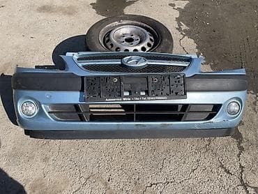 16 lt: Бампер Hyundai, Б/у, Оригинал — 3