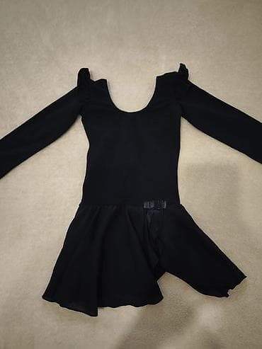 Боди: Детское платье, цвет - Голубой, Б/у — 5