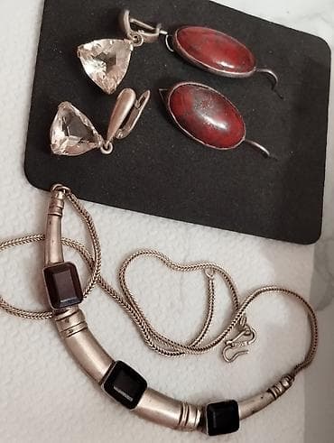 Серебряные колье: Серебряные колье, Женские, Б/у, Аметист — 10