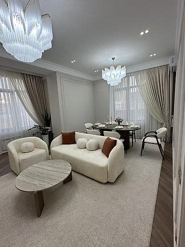 2 комнаты, 75 м², Элитка, Асанбай мкр Элитка, 1 этаж, Дизайнерский ремонт — 5