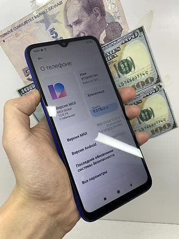 телефон 2000: Redmi, Redmi 9C, Б/у, 32 ГБ, цвет - Синий, 1 SIM, 2 SIM — 5