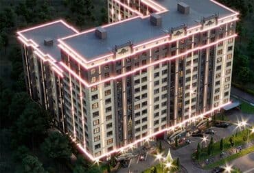 малосемейки в рассрочку бишкек: 1 комната, 42 м², Элитка, 6 этаж, ПСО (под самоотделку) — 3