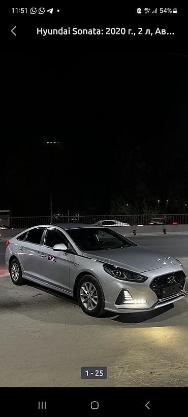 корейские моторы: Hyundai Sonata: 2020 г., 2 л, Автомат, Газ, Седан — 4