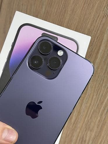 Техника жана электроника: IPhone 14 Pro Max, Колдонулган, 256 ГБ, Deep Purple, Куту, 86 % — 2