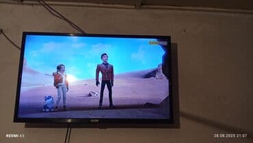 крепление на тв: Черный телевизор с плоским экраном от ELEN, предназначенный для — 1