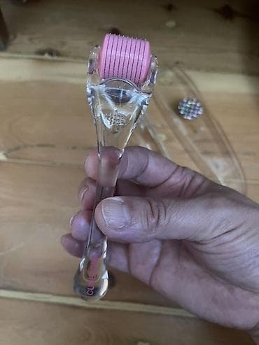 микрон: Дермароллер для лица 0,25 мм - Насадка-валик с микроиглами длиной — 4