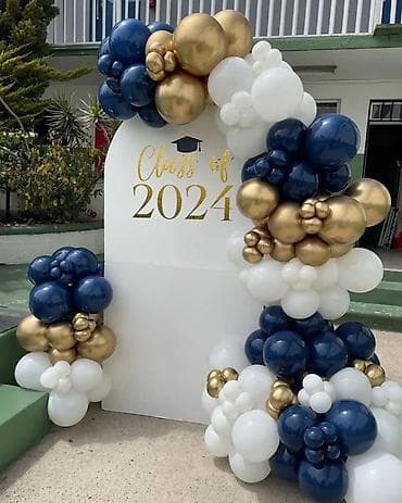 ленточки на выпускной: Фотозона для выпускного 2026 от 7000 - Оформление из шаров и — 3