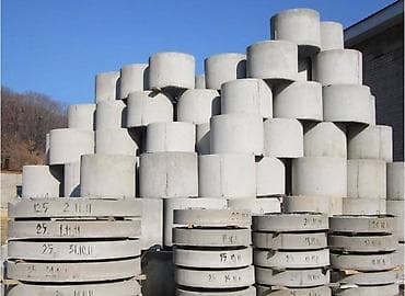 Железобетонное (ЖБИ) кольцо для септика Размер: 110 x 90 x 8 см — 4