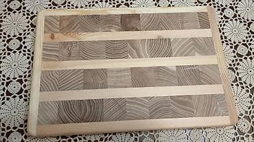 разделочные доски: Разделочная доска торцевого склеивания из массива хвойных пород — 3