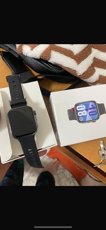 смарт часа: Смарт‑часы Huawei (прямоугольный дисплей, черный ремешок) Много — 1