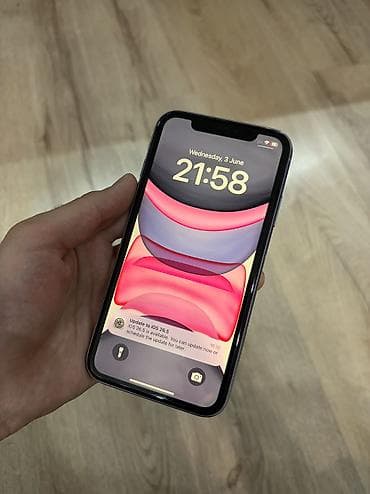 iphone es: IPhone 11, Б/у, 64 ГБ, Deep Purple, Кабель, 100 % — 3